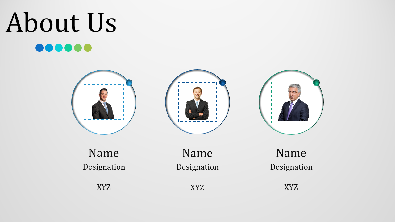 Amazing About Us PowerPoint Template For Presentation